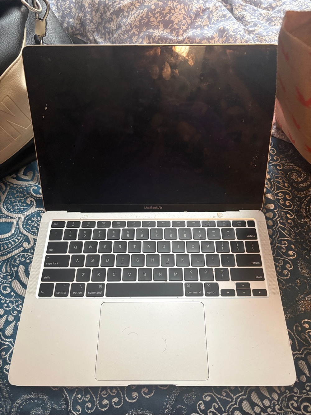 Apple MacBook Air Silver and Black 13-inch Laptop
